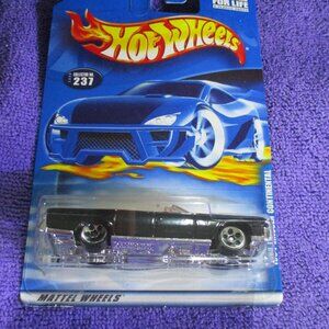 Vintage Hot Wheels 1964 Black with Red interior Lincoln Continental 1/64